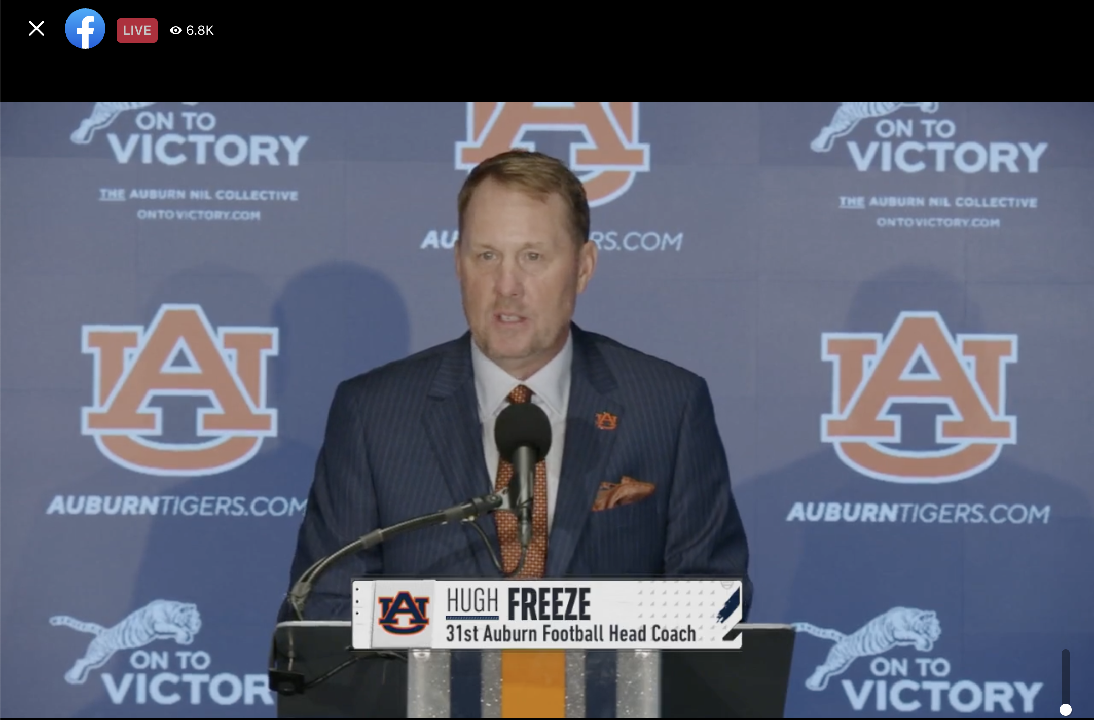 WATCH – Auburn Football’s Hugh Freeze Intro Press Conference