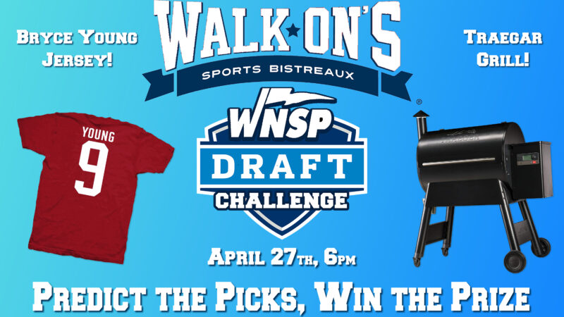 Come Out to WNSP’s NFL Draft Challenge! Party!